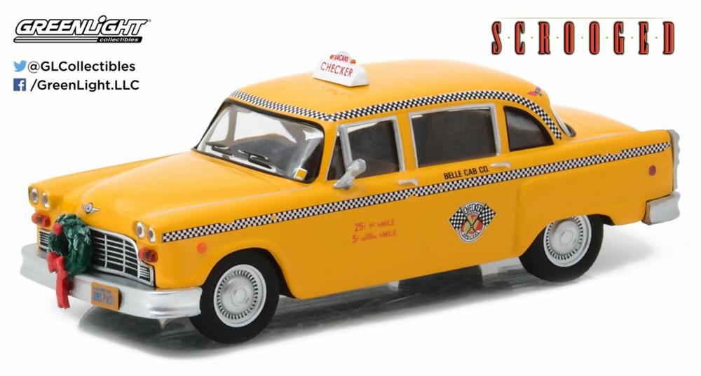 GreenLight GL-86075 1/43 1978 Checker Cab (8867957014765)