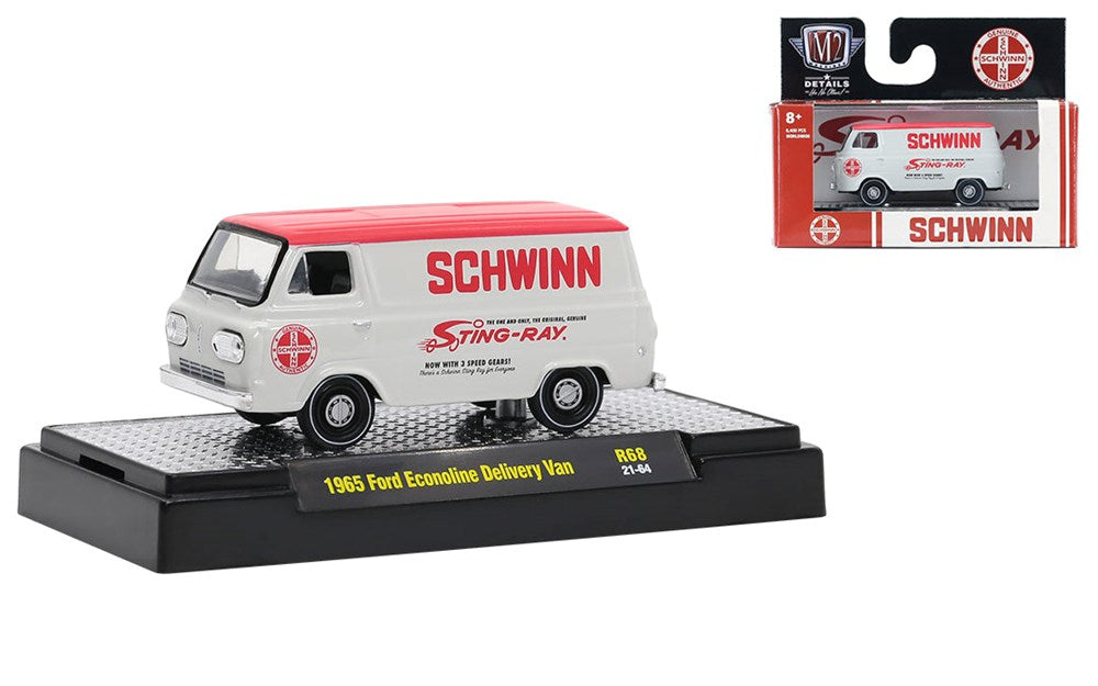 M2 Machines M2-32500-68B 1/64 1965 Ford Econoline Delivery Van (8867965141229)