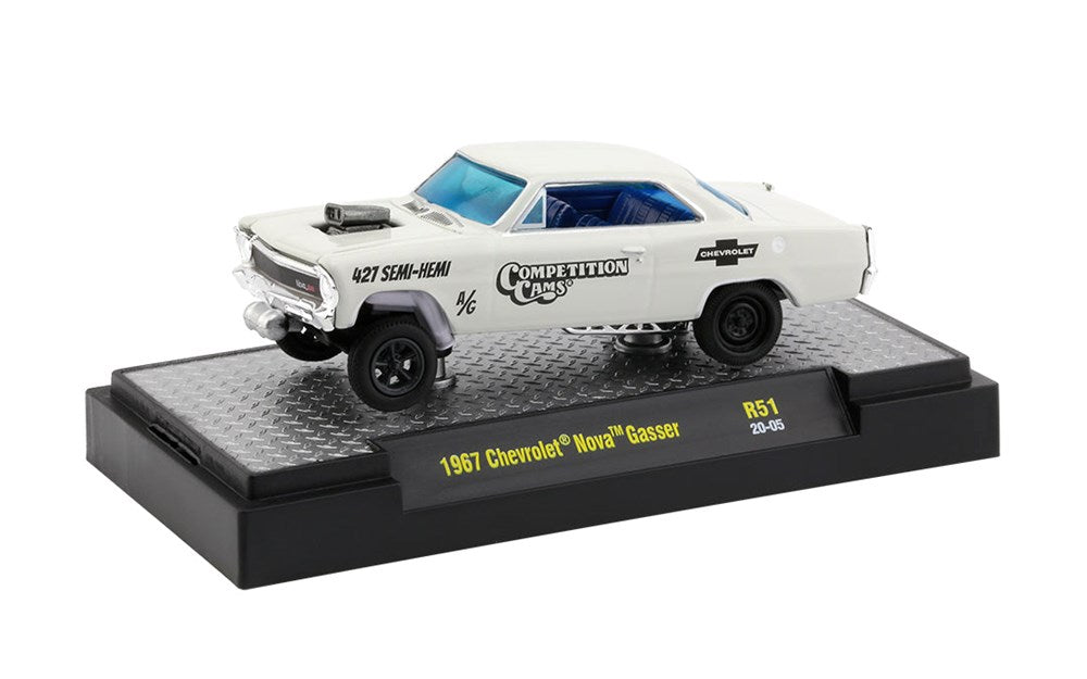 M2 Machines M2-32600-51E 1/64 1967 Chevrolet Nova Gasser (8867966681325)