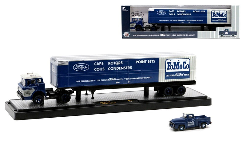 M2 Machines M2-36000-57A 1/64 1958 Ford C-600 Truck & 1956 Ford F-100 (8867969532141)
