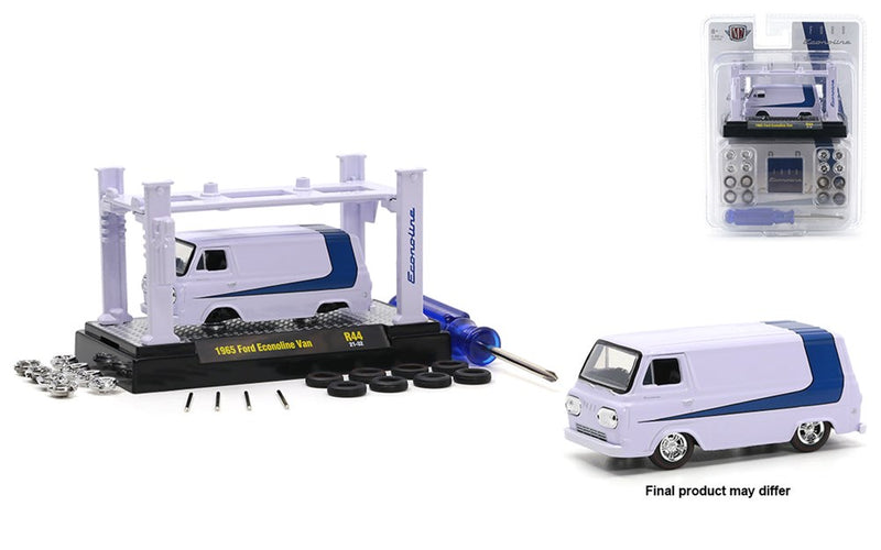 M2 Machines M2-37000-44B 1/64 1965 Ford Econoline Van Kitset (8867970187501)