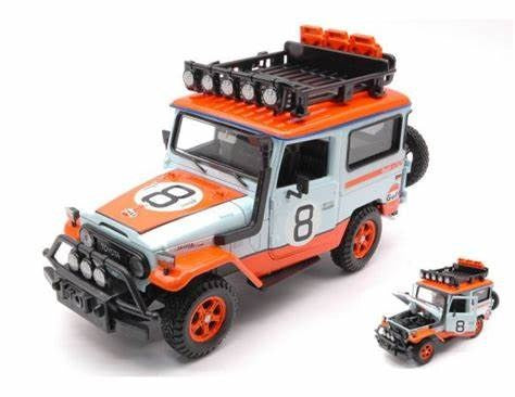 Motormax MX-79658 1/24 Toyota FJ Offroad- Gulf (8867975364845)