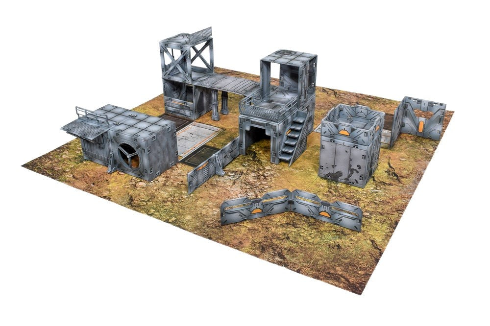 Mantic Games MGHA103 HALO Flashpoint - Deluxe Buildable 3D Terrain Set (8888926077165)