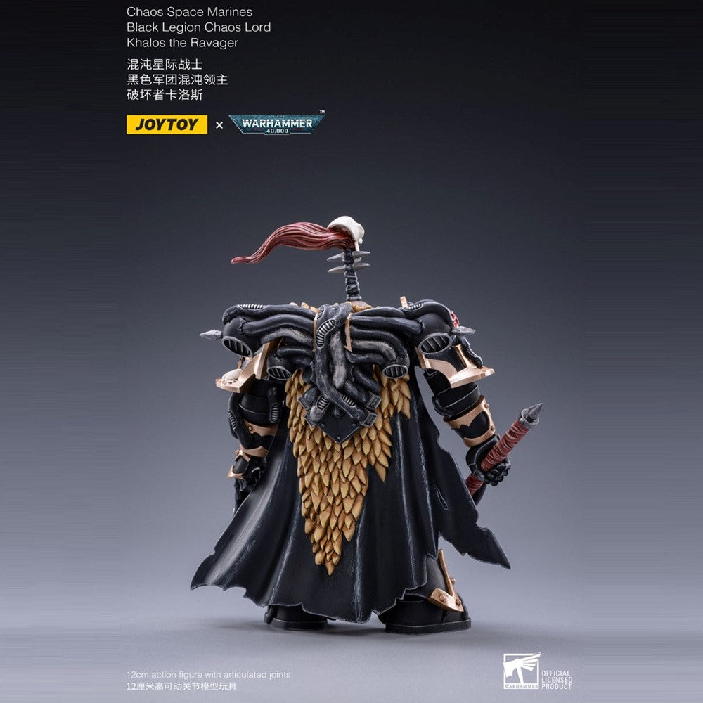 Warhammer Collectibles JT2108 1/18 Scale Black Legion Chaos Terminator Brother Bathalorr (8891229503725)