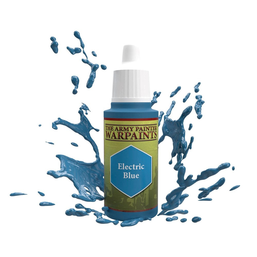 Army Painter WP1113 Warpaints Electric Blue Acrylic Paint 18ml (8938198892781)