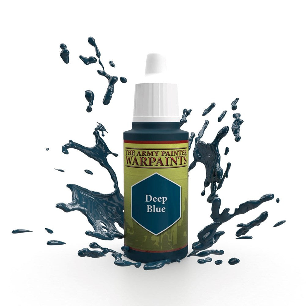 Army Painter WP1116 Warpaints Deep Blue Acrylic Paint 18ml (8938199875821)