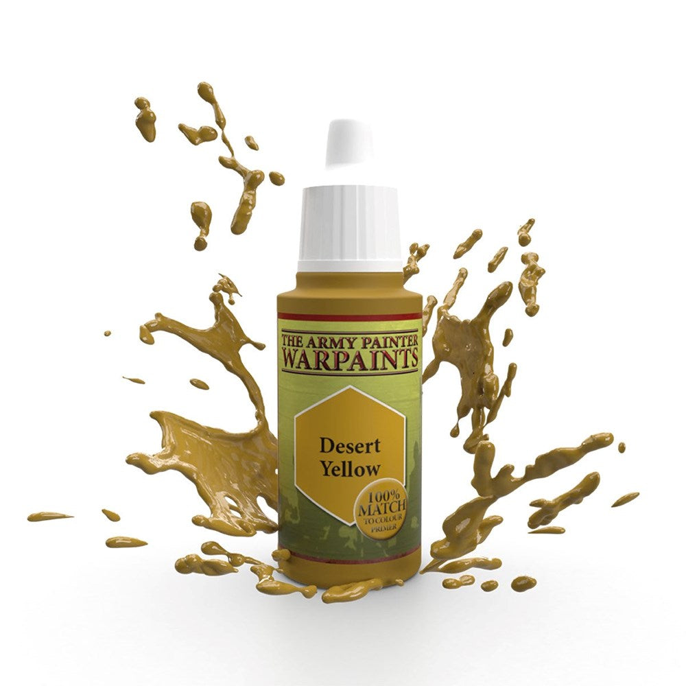 Army Painter WP1121 Warpaints Desert Yellow Acrylic Paint 18ml (8938200170733)