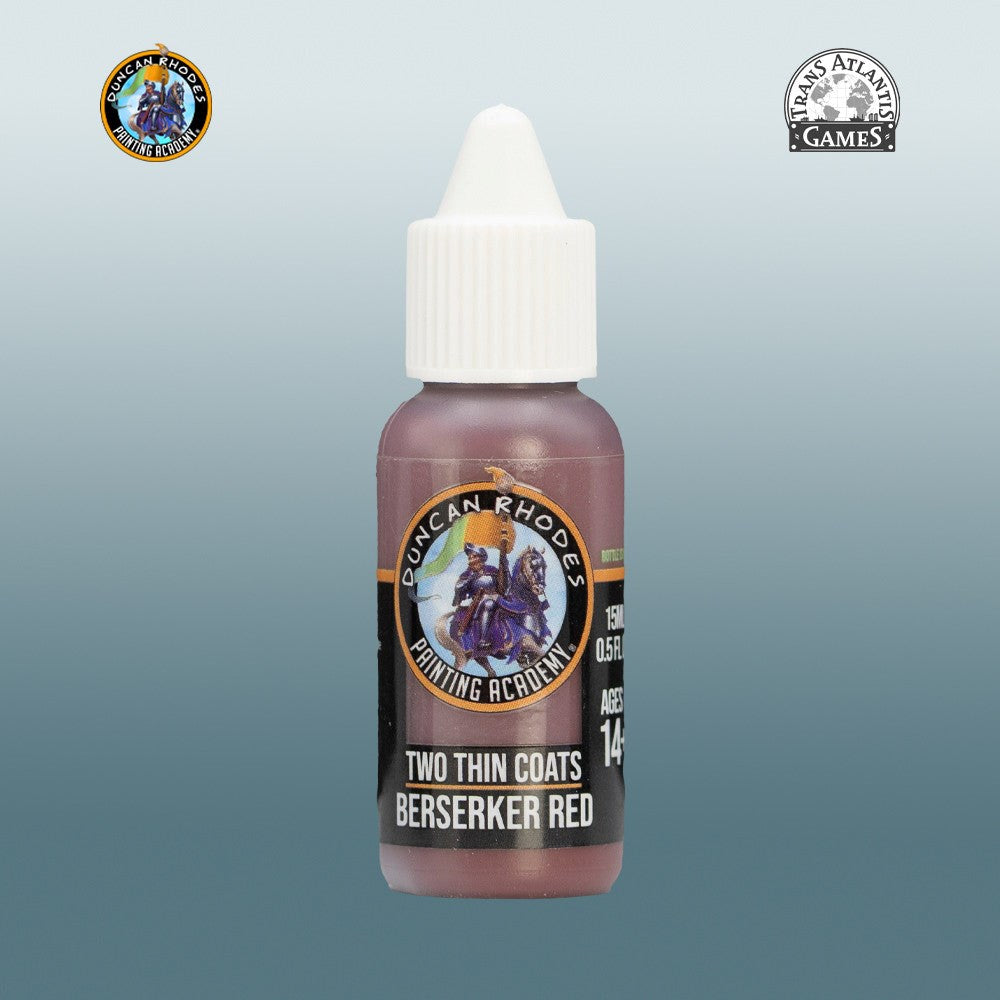Two Thin Coats 10001 Berserker Red 15ml (8938201022701)