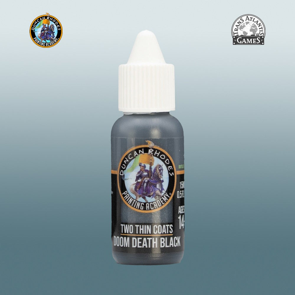 Two Thin Coats 10019 Doom Death Black 15ml (8938202628333)