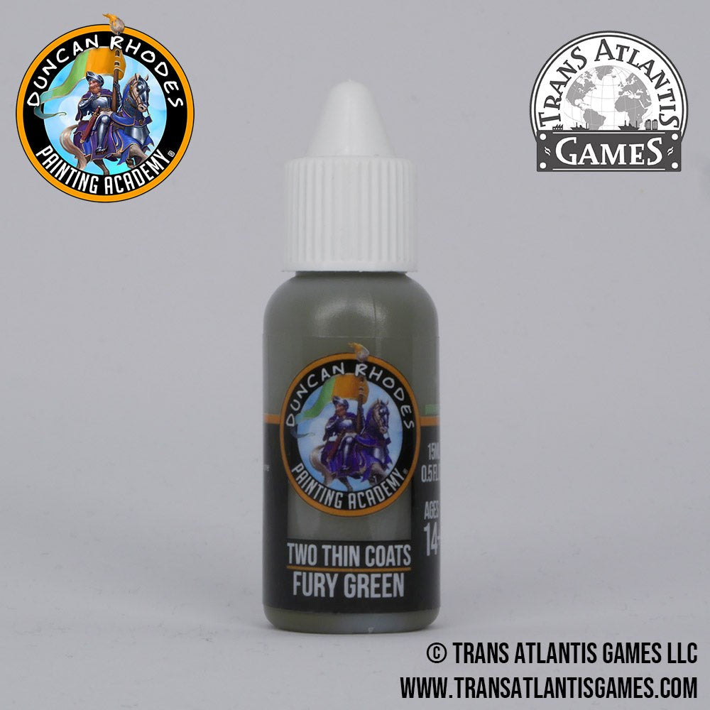 Two Thin Coats 10079 Fury Green 15ml (8938208755949)