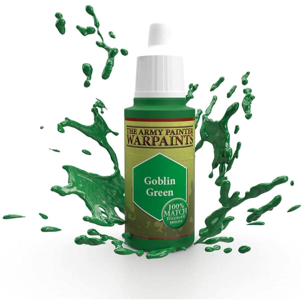 Army Painter WP1109 Warpaints Goblin Green Acrylic Paint 18ml (8938212131053)