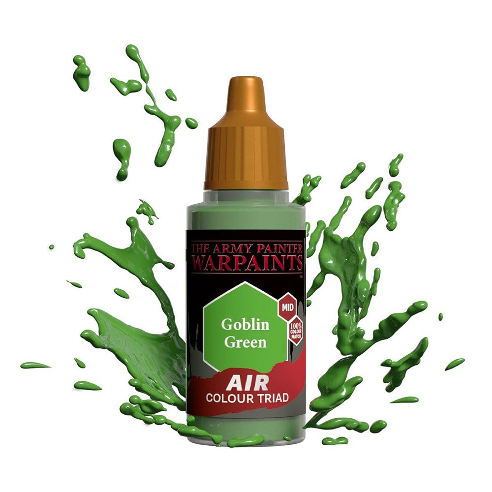 Army Painter AW1109 Warpaints Air Goblin Green Acrylic Paint 18ml (8938212262125)