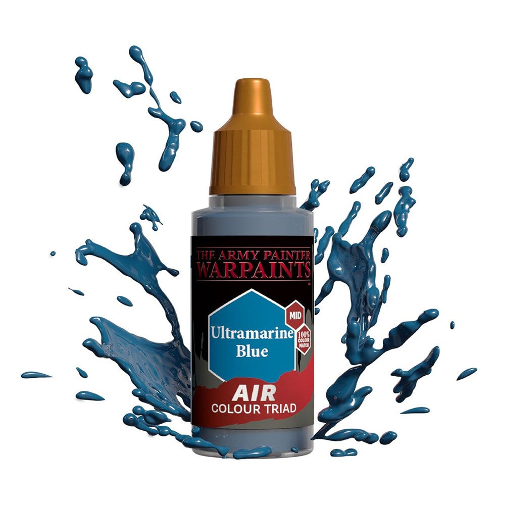 Army Painter AW1115 Warpaints Air Ultramarine Blue Acrylic Paint 18ml (8938212720877)