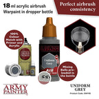 Army Painter Warpaints Air Uniform Grey Acrylic Paint 18ml (2)
