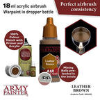 Army Painter Warpaints Air Leather Brown Acrylic Paint 18ml (2)