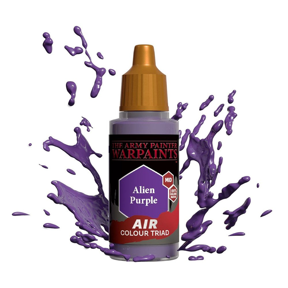 Army Painter AW1128 Warpaints Air Alien Purple Acrylic Paint 18ml (8938213802221)