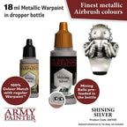 Army Painter Metallics Air Shining Silver Acrylic Paint 18ml (2)