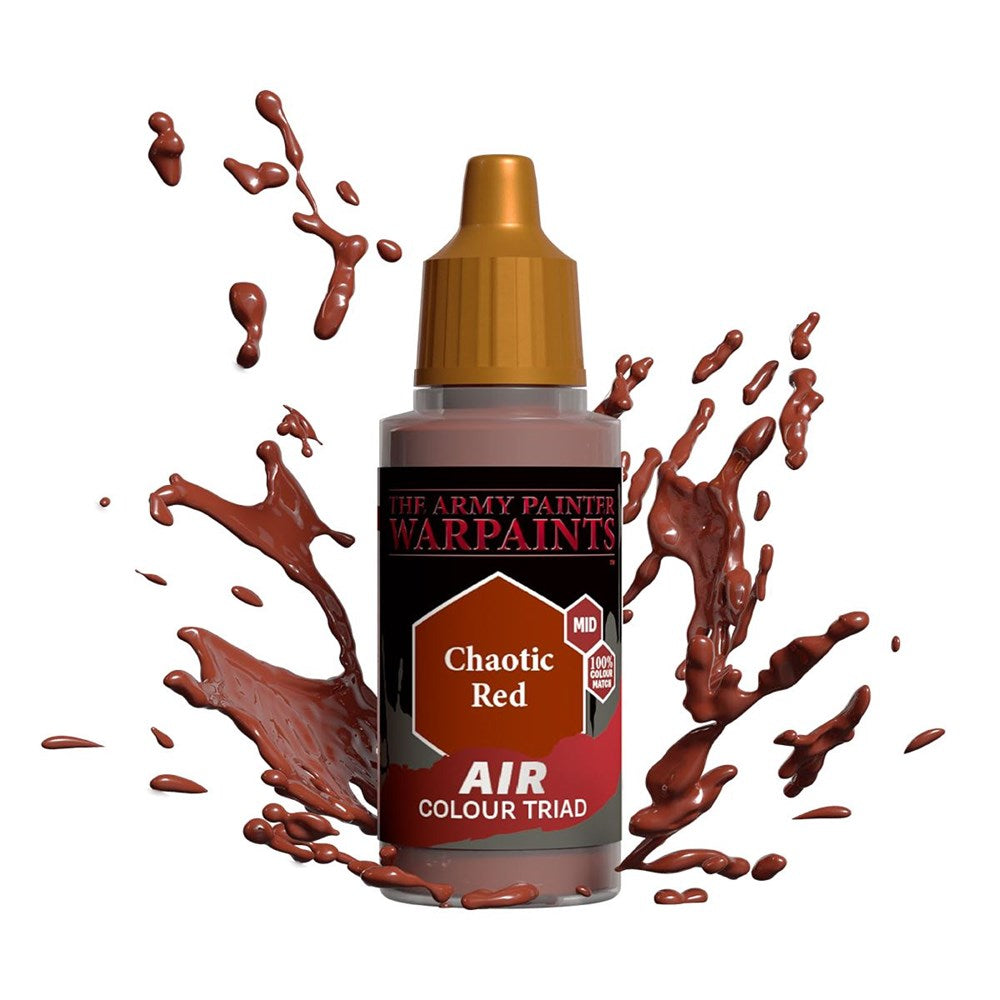 Army Painter AW1142 Warpaints Air Chaotic Red Acrylic Paint 18ml (8938214785261)
