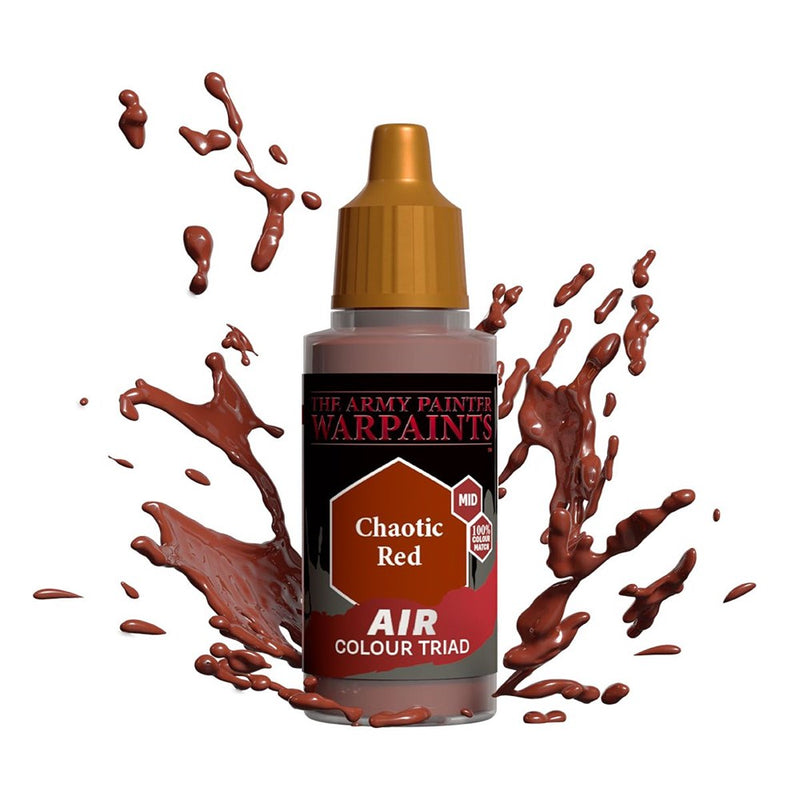 Army Painter AW1142 Warpaints Air Chaotic Red Acrylic Paint 18ml