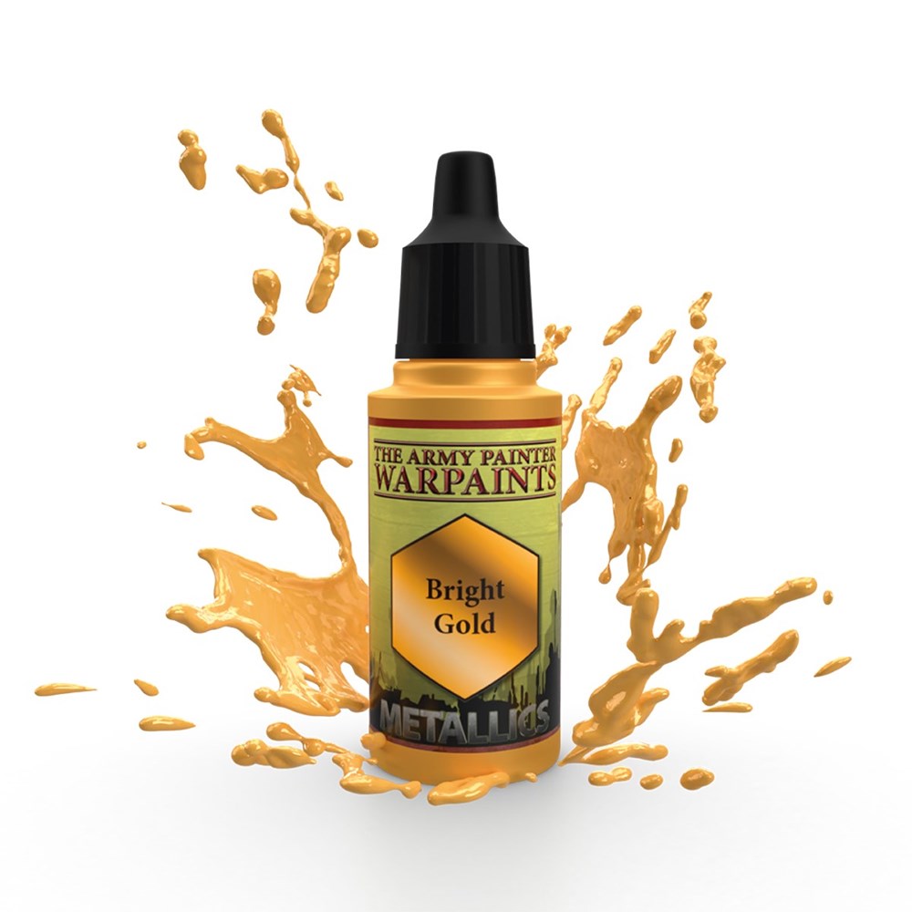 Army Painter WP1144 Metallics Bright Gold Acrylic Paint 18ml (8938214850797)