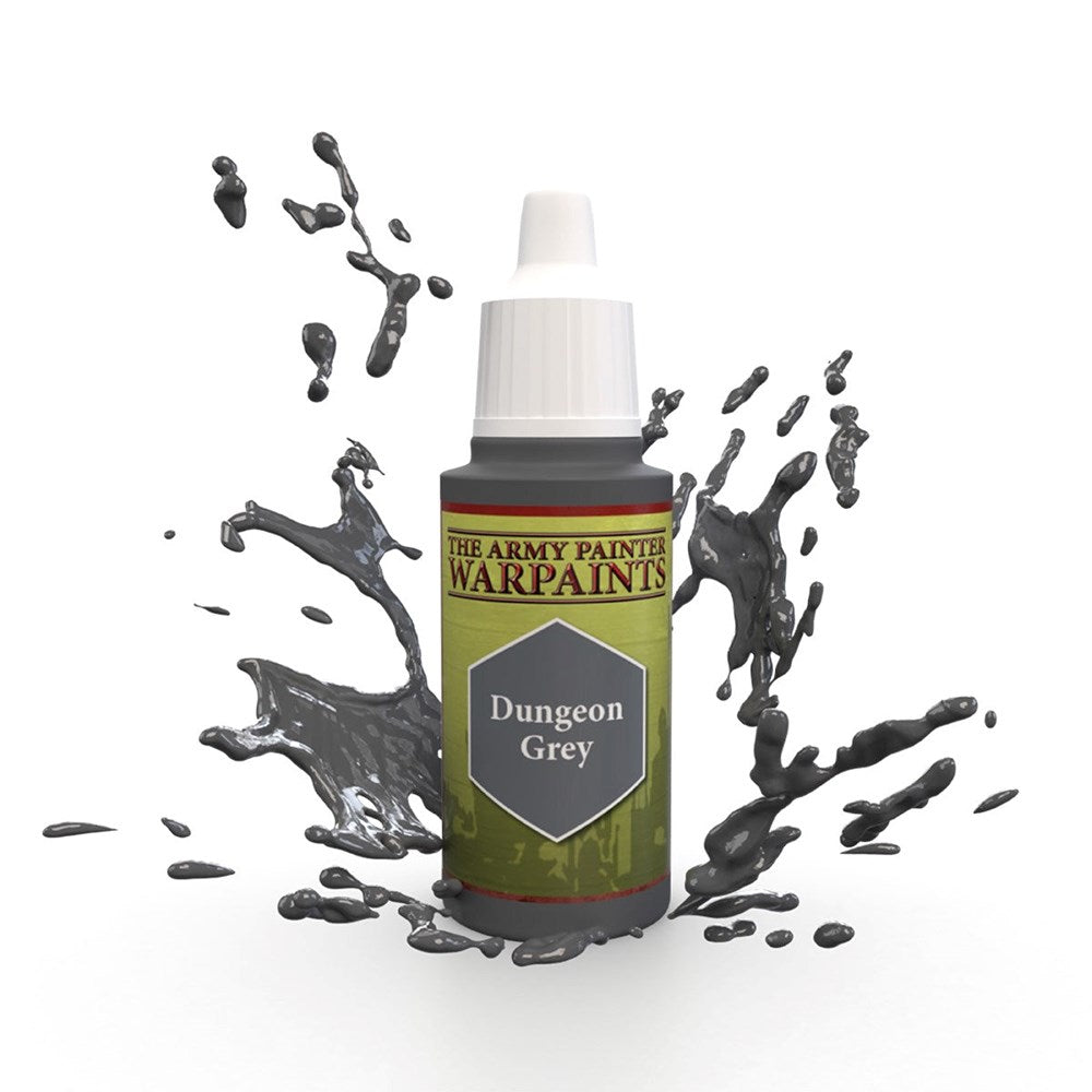 Army Painter WP1418 Warpaints Dungeon Grey Acrylic Paint 18ml (8938216030445)