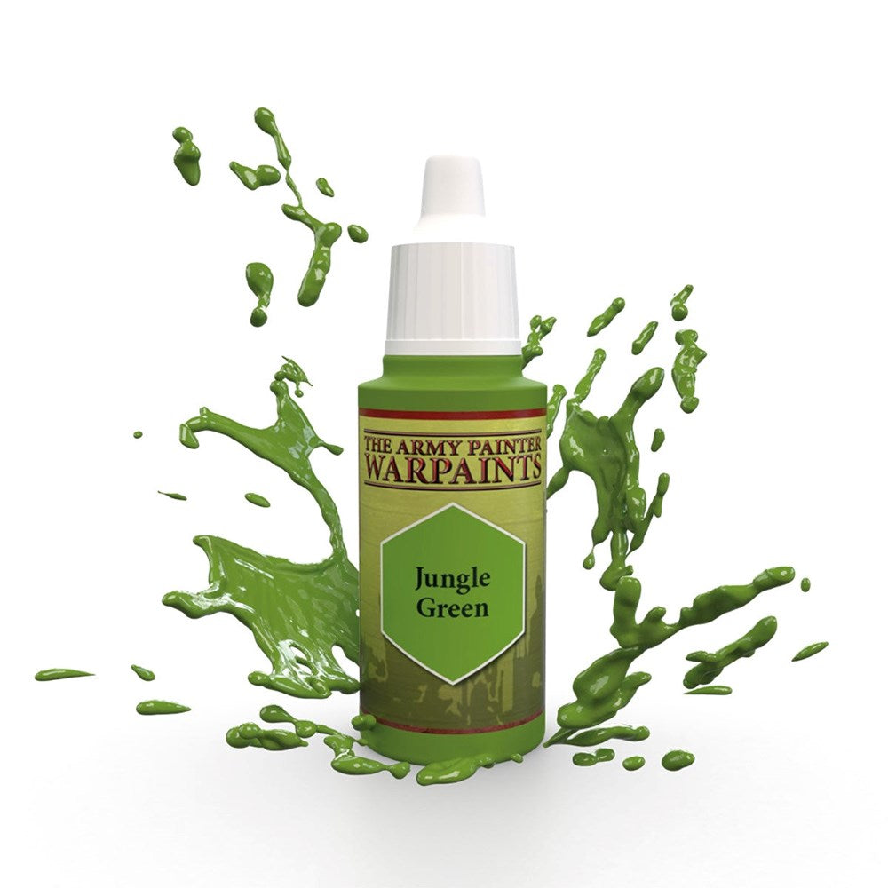 Army Painter WP1433 Warpaints Jungle Green Acrylic Paint 18ml (8938217505005)