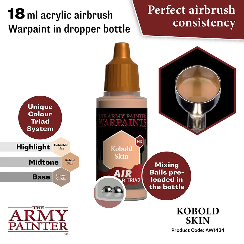 Army Painter AW1434 Warpaints Air Kobold Skin Acrylic Paint 18ml (8938217701613)