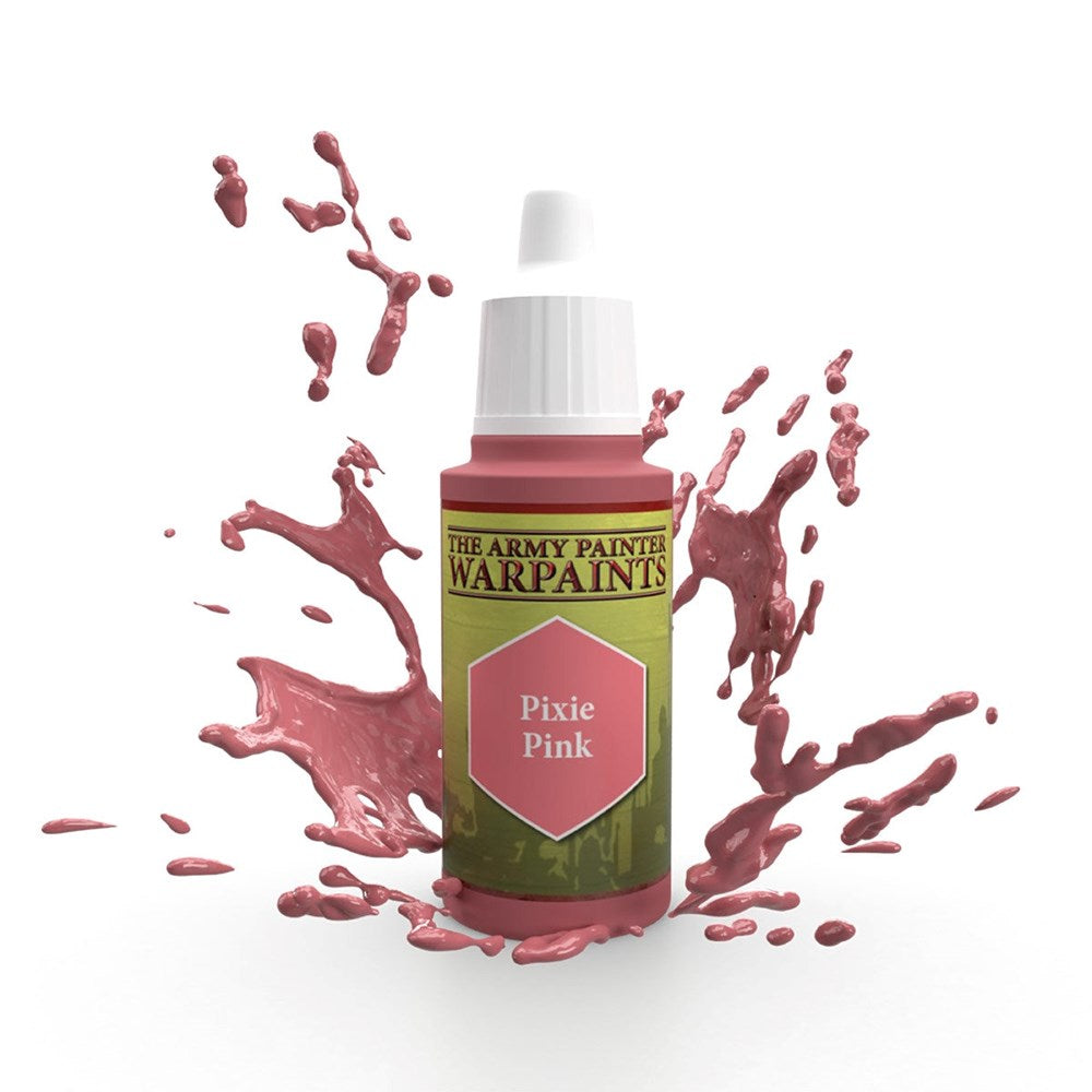 Army Painter WP1447 Warpaints Pixie Pink Acrylic Paint 18ml (8938218782957)