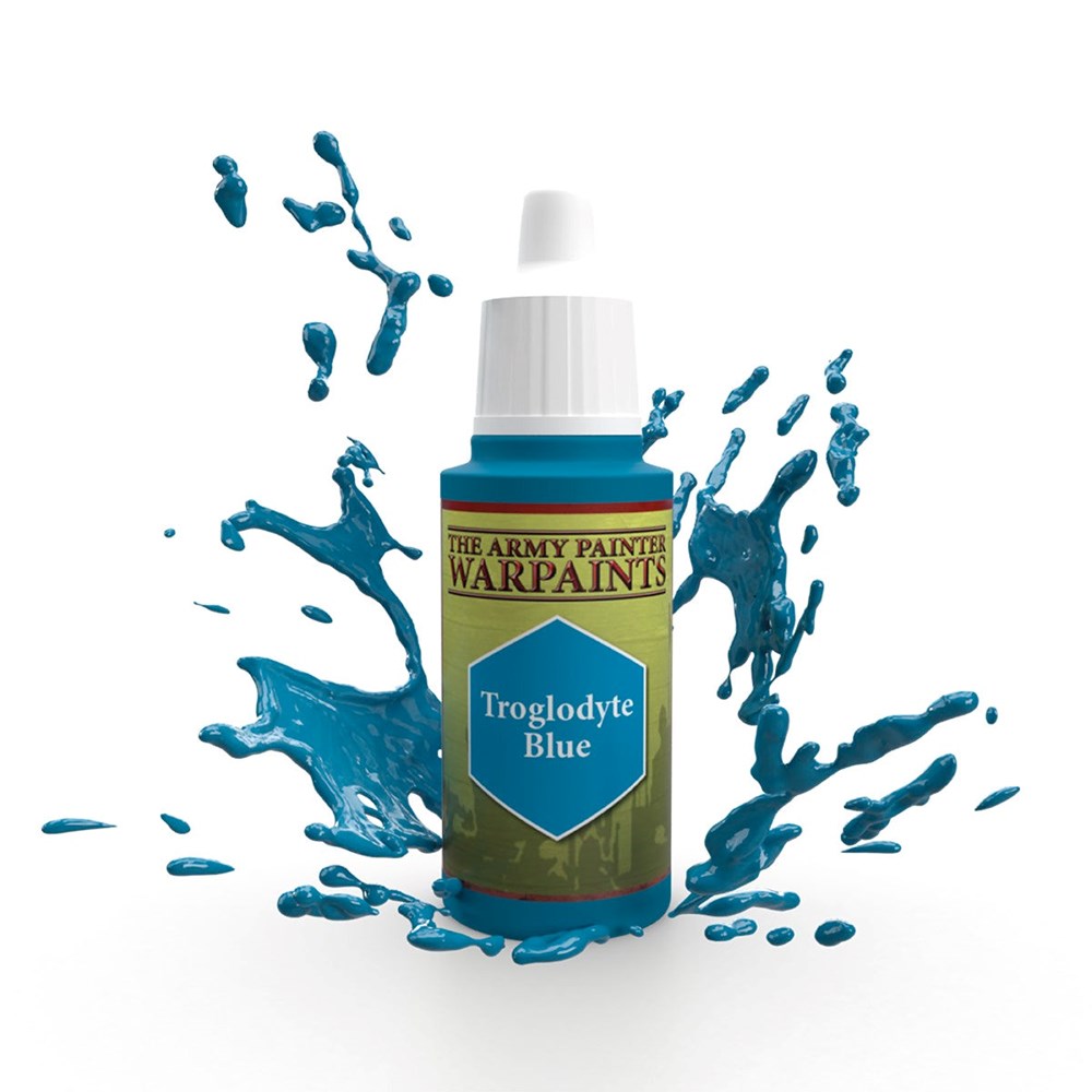Army Painter WP1458 Warpaints Troglodyte Blue Acrylic Paint 18ml (8938219929837)