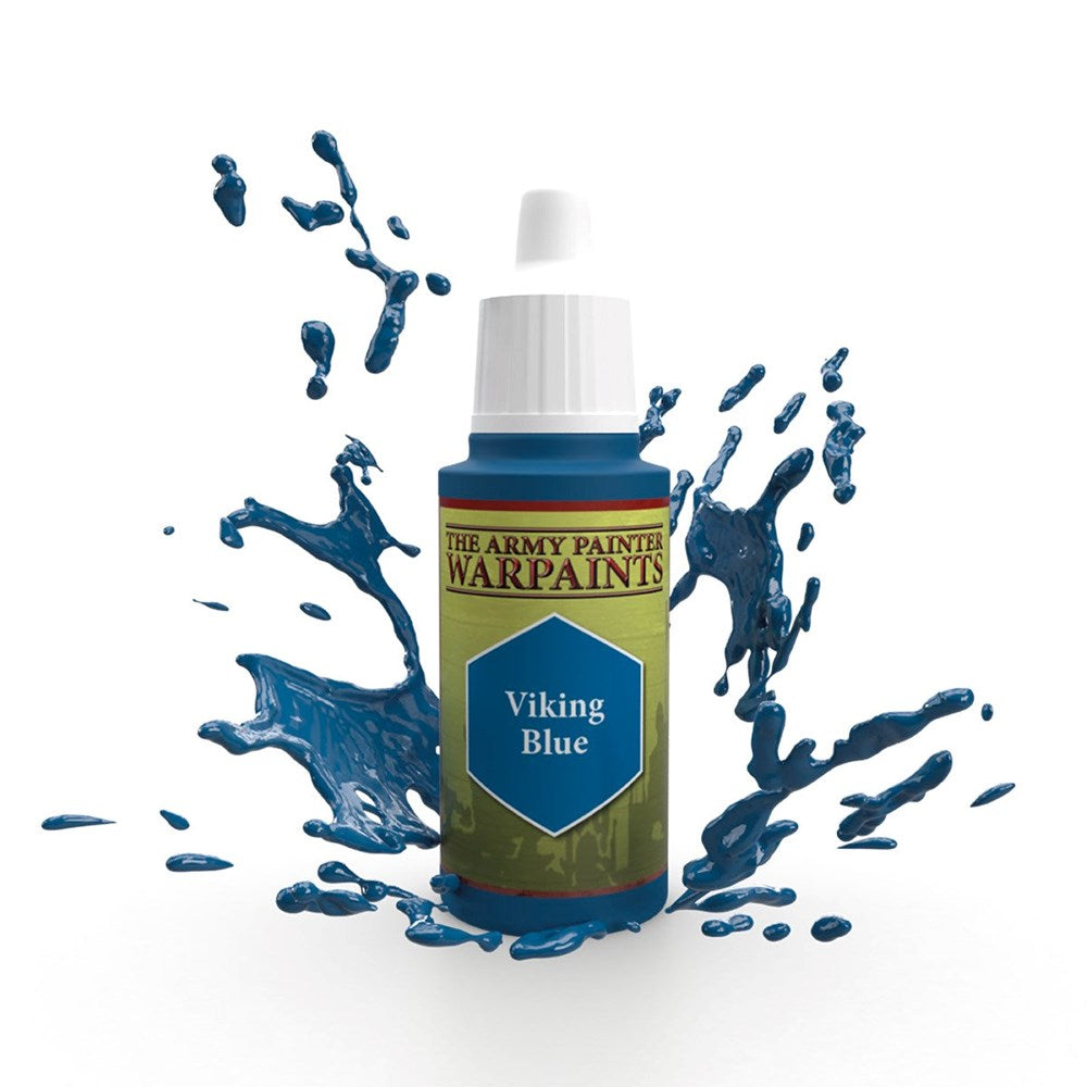 Army Painter WP1462 Warpaints Viking Blue Acrylic Paint 18ml (8938220224749)