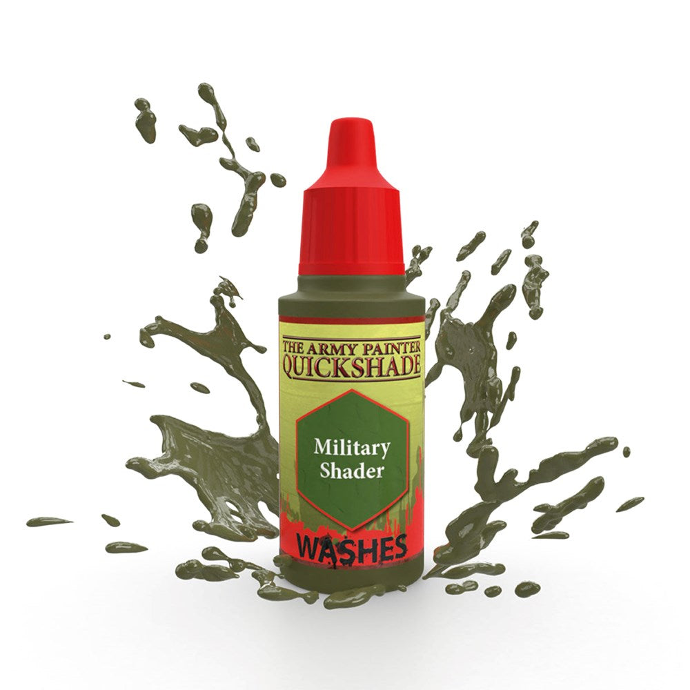 Army Painter WP1471 Washes Military Shader 18ml (8938221076717)