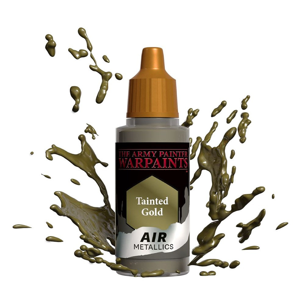 Army Painter AW1482 Metallics -Air Tainted Gold Acrylic Paint 18ml (8938222452973)