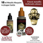 Army Painter Metallics -Air Tainted Gold Acrylic Paint 18ml (2)