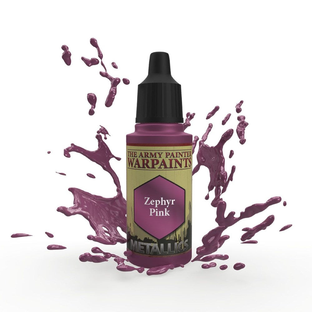 Army Painter WP1485 Metallics Zephyr Pink Acrylic Paint 18ml (8938222747885)