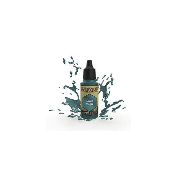 Army Painter WP1486 Metallics Azure Magic Acrylic Paint 18ml (8938222878957)
