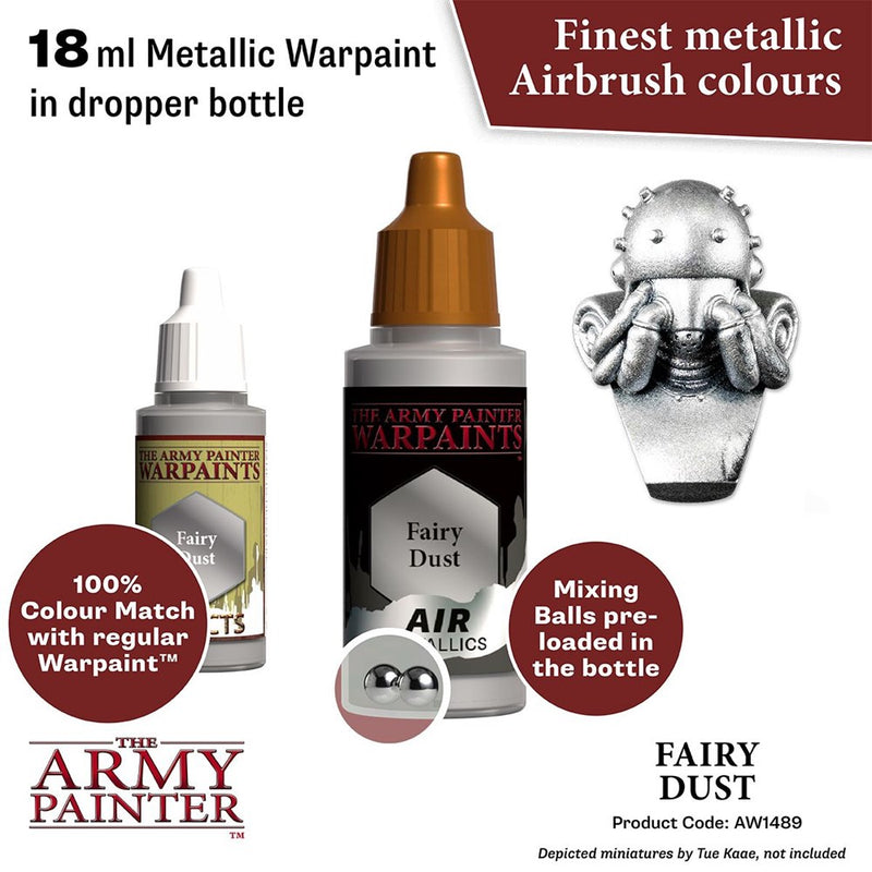 Army Painter AW1489 Metallics Air Fairy Dust Acrylic Paint 18ml