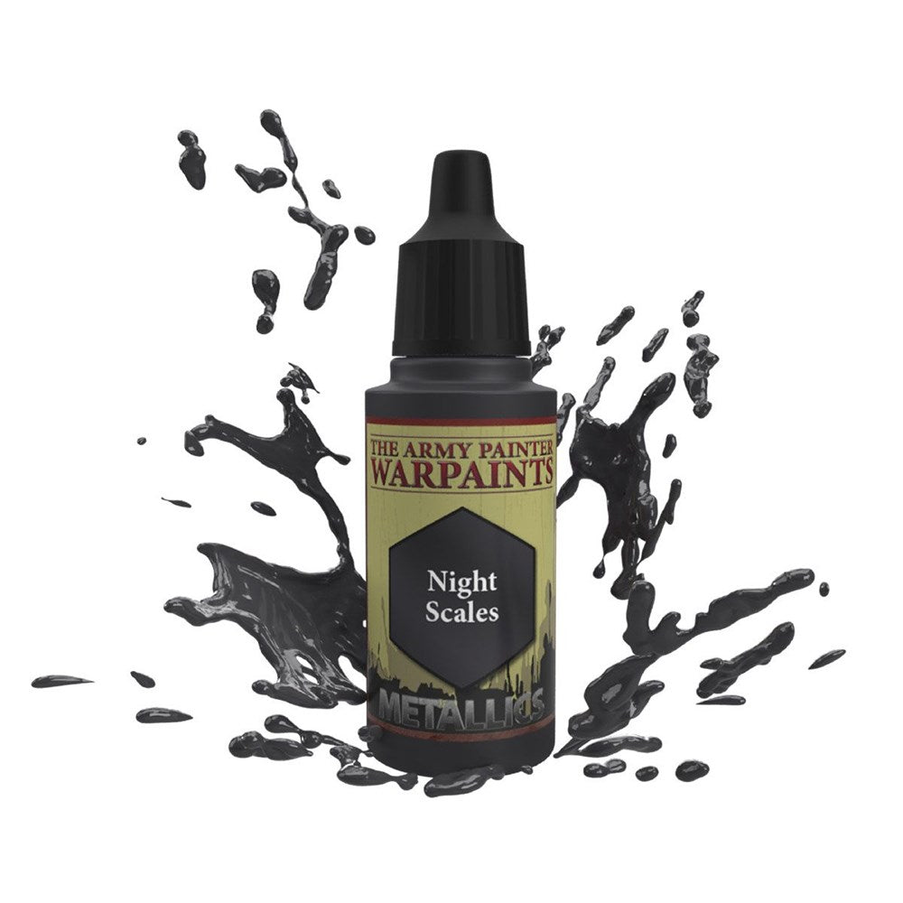 Army Painter WP1490 Metallics Night Scales Acrylic Paint 18ml (8938223501549)