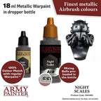 Army Painter AW1490 Metallics Air Night Scales Acrylic Paint 18ml (8938223599853)
