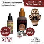 Army Painter Metallics Air Evil Chrome Acrylic Paint 18ml (2)