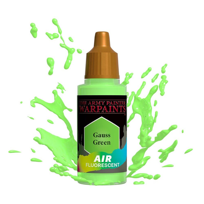 Army Painter AW1503 Metallics Air Gauss Green Fluo Acrylic Paint 18ml