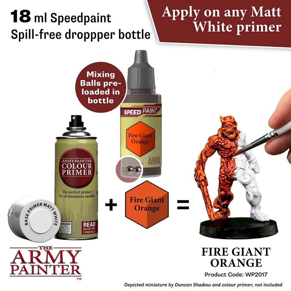 Army Painter WP2017 Speedpaint Fire Giant Orange 18ml (8938225172717)
