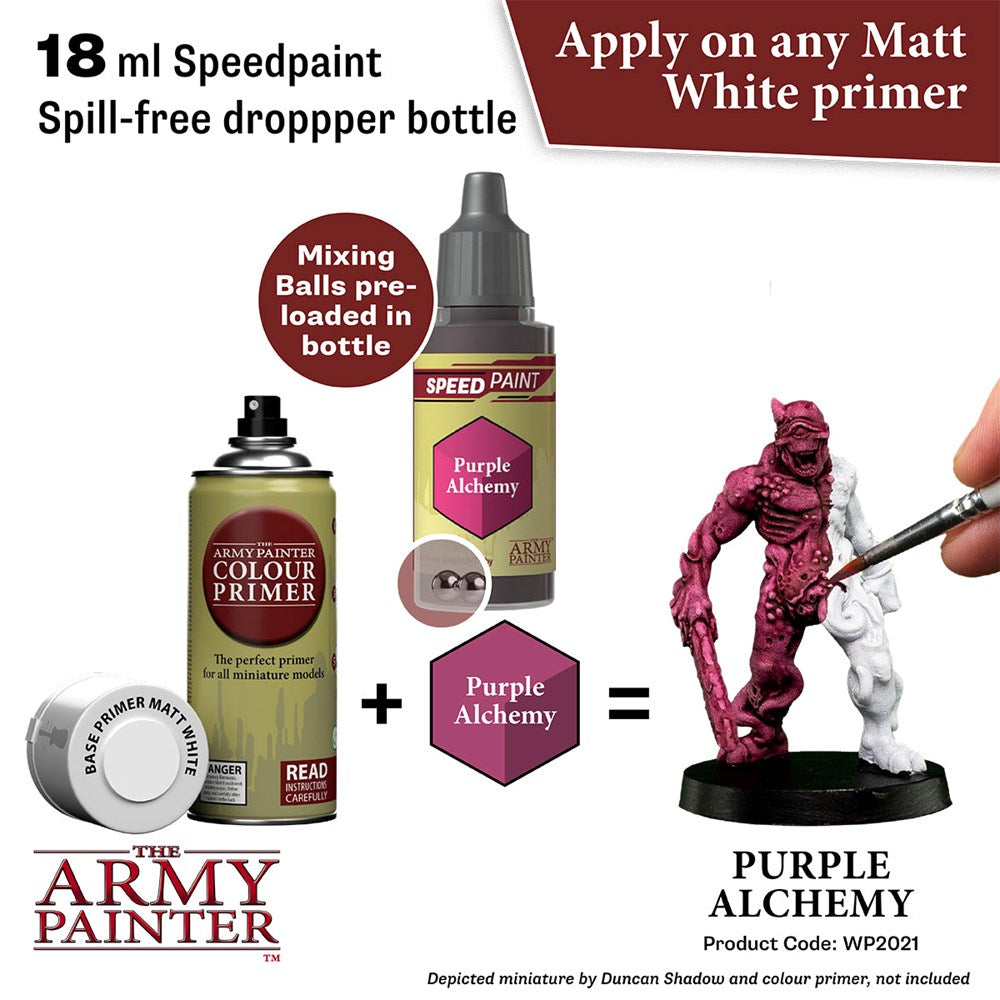 Army Painter WP2021 Speedpaint Purple Alchemy 18ml (8938225238253)