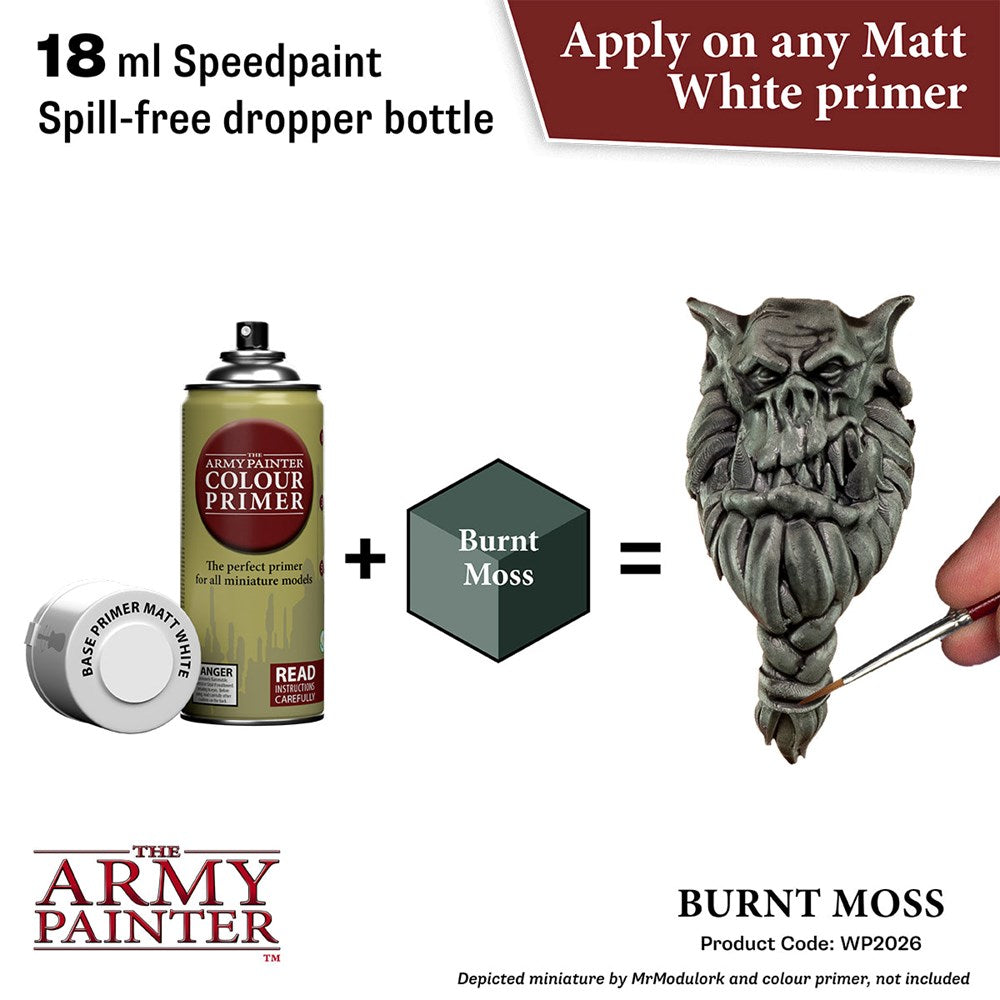 Army Painter WP2026 Speedpaint 2.0 Burnt Moss 18ml (8938225467629)