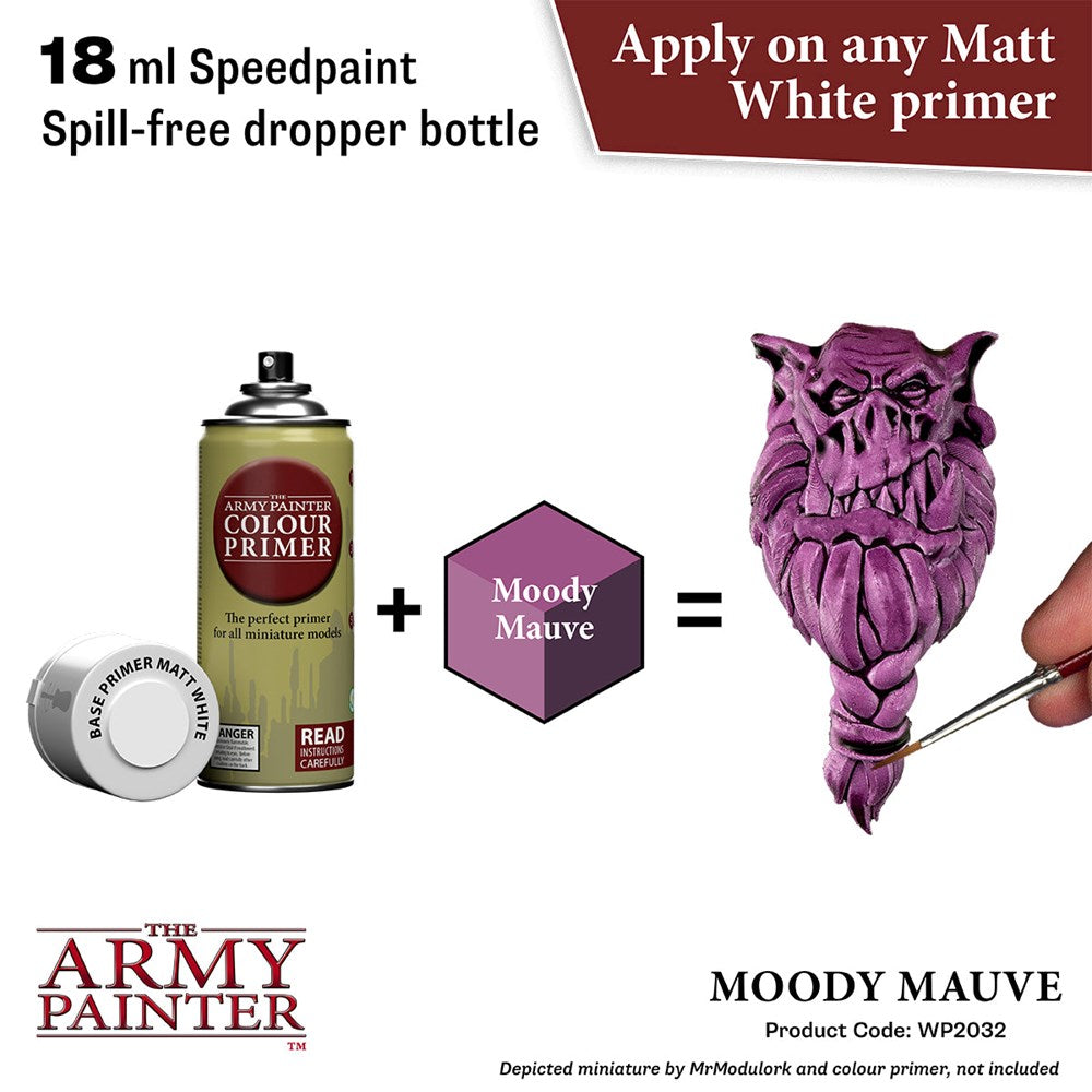 Army Painter WP2032 Speedpaint 2.0 Moody Mauve 18ml (8938226090221)