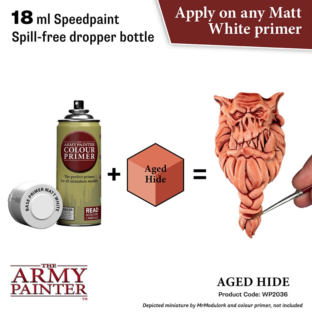 Army Painter WP2036 Speedpaint 2.0 Aged Hide 18ml (8938226974957)