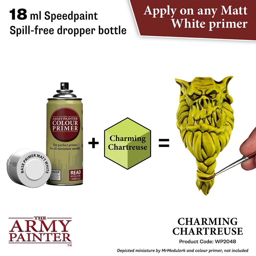 Army Painter WP2048 Speedpaint 2.0 Charming Chartreuse 18ml (8938227892461)