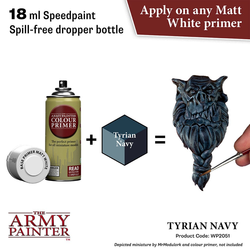 Army Painter WP2051 Speedpaint 2.0 Tyrian Navy 18ml (8938228056301)