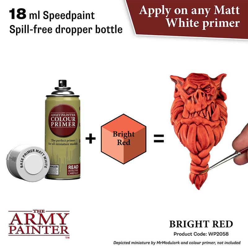 Army Painter WP2058 Speedpaint 2.0 Bright Red 18ml