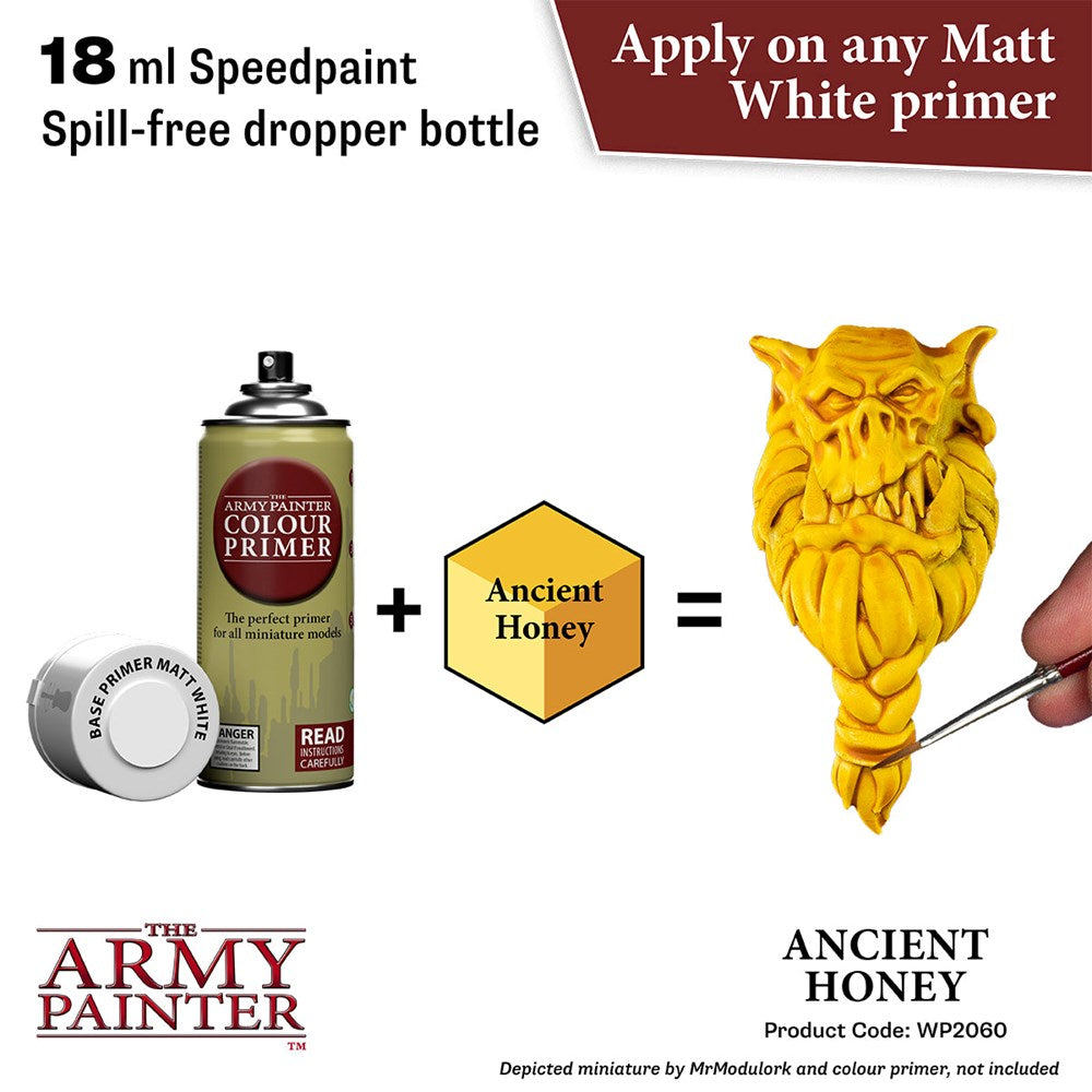 Army Painter WP2060 Speedpaint 2.0 Ancient Honey 18ml (8938228941037)