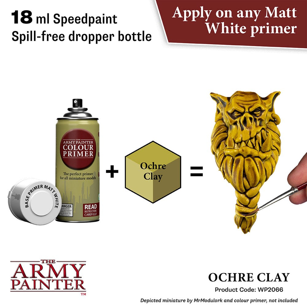 Army Painter WP2066 Speedpaint 2.0 Ochre Clay 18ml (8938229399789)